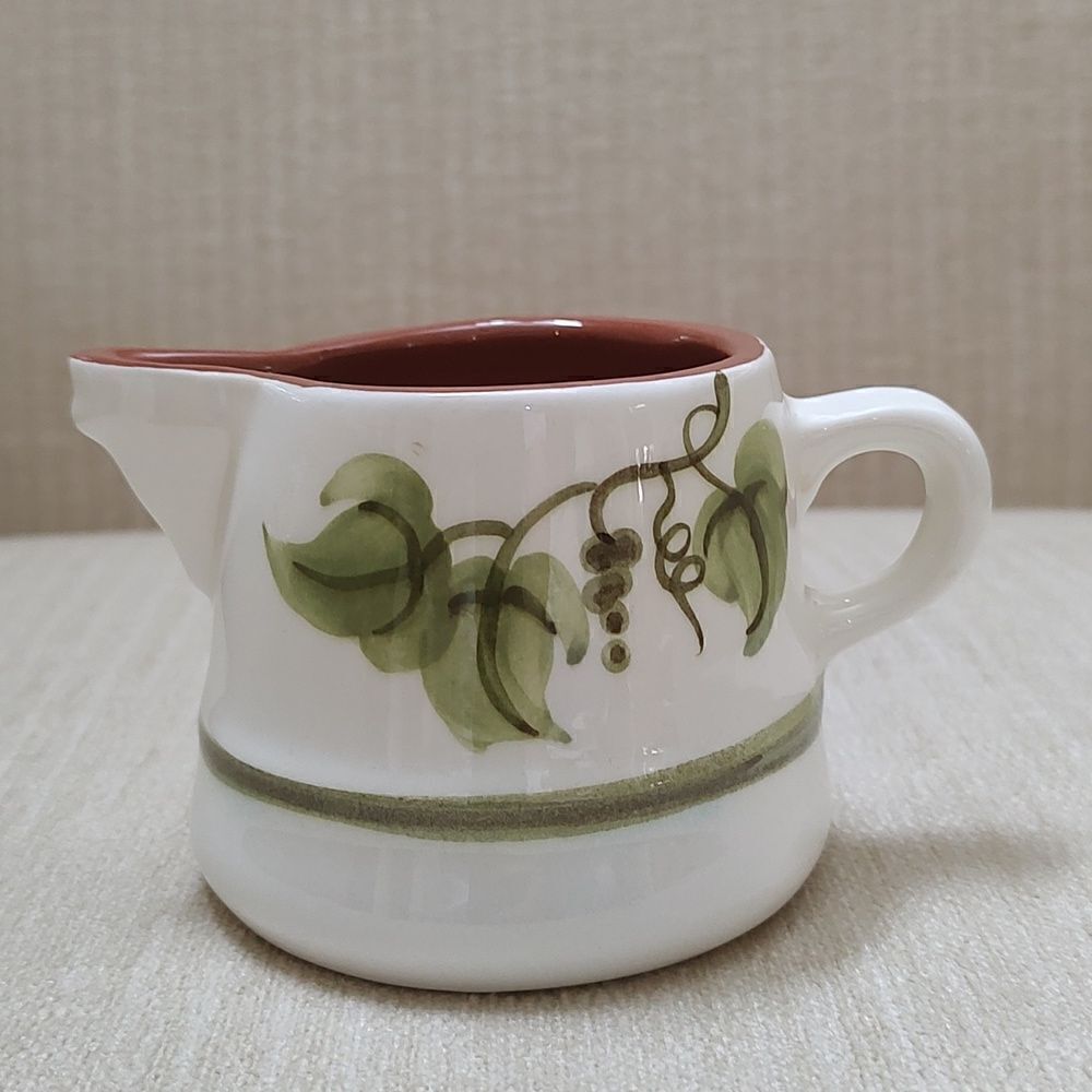 Stangl Pottery Creamer Golden Grape Pattern Vintage